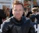 Ewan McGregor à moto en septembre 2012.