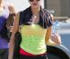 Jessica Alba en tenue de sport, arrive à sa salle de gym