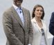 Le prince Felipe et la princesse Letizia d'Espagne en visite sur l'île de La Gomera, dans les Canaries, le 27 septembre 2012 à l'occasion de la Journée mondiale du tourisme.