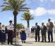 Felipe et Letizia d'Espagne en visite sur l'île de La Gomera, dans les Canaries, le 27 septembre 2012 à l'occasion de la Journée mondiale du tourisme.