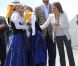 Le prince Felipe et la princesse Letizia d'Espagne en visite sur l'île de La Gomera, dans les Canaries, le 27 septembre 2012 à l'occasion de la Journée mondiale du tourisme.