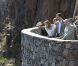 Le prince Felipe et la princesse Letizia en visite sur l'île de La Gomera, dans les Canaries, le 27 septembre 2012 à l'occasion de la Journée mondiale du tourisme.