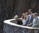 Le prince Felipe et la princesse Letizia d'Espagne en visite sur l'île de La Gomera, dans les Canaries, le 27 septembre 2012 à l'occasion de la Journée mondiale du tourisme.