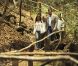 Le prince Felipe et la princesse Letizia d'Espagne en visite au Parc national de Garanojay sur l'île de La Gomera, dans les Canaries, le 27 septembre 2012 à l'occasion de la Journée mondiale du tourisme.