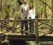 Le prince Felipe et la princesse Letizia d'Espagne en visite au Parc national de Garanojay sur l'île de La Gomera, dans les Canaries, le 27 septembre 2012 à l'occasion de la Journée mondiale du tourisme.