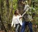 Le prince Felipe et la princesse Letizia d'Espagne en visite au Parc national de Garanojay sur l'île de La Gomera, dans les Canaries, le 27 septembre 2012 à l'occasion de la Journée mondiale du tourisme.