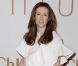 Clare Waight Keller, directrice artistique de Chloé, joue les host durant l'inauguration de l'exposition Chloé.Attitudes au Palais de Tokyo. Paris, le 28 septembre 2012.