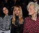 Leigh Lezark, Rachel Zoe et la photographe Ellen von Unwerth assistent au défilé Viktor &amp; Rolf printemps-été 2013. Paris, le 29 septembre 2012.