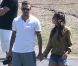 Exclusif - David et Victoria Beckham, main dans la main au bord de la pelouse pour regarder leurs fils Romeo et Cruz jouer au football. Los Angeles, le 23 septembre 2012.
