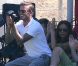 Exclusif - David et Victoria Beckham regardent leurs enfants Brooklyn et Romeo jouer au football a Brentwood, le 23 septembre 2012.