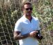 Exclusif - Appareil photo en main, David Beckham joue les paparazzi et se charge d'immortaliser ses fils Romeo et Cruz pendant leur match de foot. Los Angeles, le 23 septembre 2012.