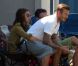 Exclusif - David et Victoria Beckham regardent leurs enfants Romeo et Cruz jouer au football. Los Angeles, le 23 septembre 2012.