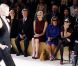 La princesse Charlene de Monaco, au côté de Peter Kriemler, au défilé Akris printemps/été 2013 lors de la Fashion Week de Paris, le 30 septembre 2012 au Palais de Chaillot