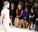 La princesse Charlene de Monaco, au côté de Peter Kriemler, au défilé Akris printemps/été 2013 lors de la Fashion Week de Paris, le 30 septembre 2012 au Palais de Chaillot