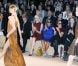 La princesse Charlene de Monaco, au côté de Peter Kriemler, au défilé Akris printemps/été 2013 lors de la Fashion Week de Paris, le 30 septembre 2012 au Palais de Chaillot