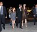 La princesse Charlene de Monaco arrivant avec Peter Kriemler au dîner Akris lors de la Fashion Week de Paris, le 30 septembre 2012