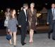La princesse Charlene de Monaco arrivant avec Peter Kriemler au dîner Akris lors de la Fashion Week de Paris, le 30 septembre 2012