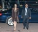 La princesse Charlene de Monaco arrivant au dîner Akris lors de la Fashion Week de Paris, le 30 septembre 2012