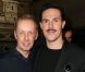 Bill Gaytten et le chanteur Sam Sparro au défilé Printemps-Été John Galliano à La Cité de la Mode et du Design à Paris, le 30 septembre 2012.