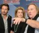 Edouard Baer, Catherine Deneuve et Gérard Depardieu lors de l'avant première de  Astérix et Obelix : Au service de Sa Majesté , à Berlin, le 1er octobre 2012.