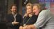 Les comédiens Edouard Baer, Catherine Deneuve et Gérard Depardieu lors de l'avant première de  Astérix et Obelix : Au service de Sa Majesté , à Berlin, le 1er octobre 2012.