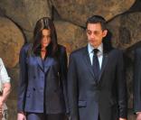 Nicolas Sarkozy et Carla Bruni visite au Yad Vashem Memorial