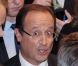 François Hollande et Valérie Trierweiler à la rencontre des expatriés français de New York, le 25 septembre 2012.