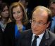 Valérie Trierweiler et François Hollande rencontrent les expatriés français à New York, le 25 septembre 2012.