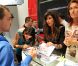 Kelly, Serena et Gaëlle des  Ch'tis débarquent à Mykonos  au Salon de l'automobile le 4 octobre 2012.