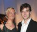 Sébastien Loeb et sa femme Séverine à Monaco, le 8 décembre 2008.