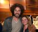 Simon Lelouch et son épouse Anne au vernissage de l'exposition D'un pôle à l'autre à Paris, le 1er octobre 2012.