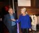 Patrick Poivre d'Arvor et Géraldine Danon au vernissage de l'exposition D'un pôle à l'autre à Paris, le 1er octobre 2012.