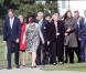 Le prince William et son épouse Kate Middleton inaugurent le centre d'entraînement de la sélection britannique de foot baptisé St George's Park à Burton-Upon-Trent dans Staffordshire le 9 octobre 2012