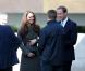 Le prince William et son épouse Kate Middleton ont rencontré les joueurs de la sélection britannique lors de l'inauguration du centre d'entraînement des Three Lions, le St George's Park à Burton-upon-Trent le 9 octobre 2012