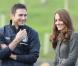 Le prince William et son épouse Kate Middleton ont rencontré les joueurs de la sélection britannique lors de l'inauguration du centre d'entraînement des Three Lions, le St George's Park à Burton-upon-Trent le 9 octobre 2012
