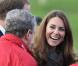 Le prince William et son épouse Kate Middleton ont rencontré les joueurs de la sélection britannique lors de l'inauguration du centre d'entraînement des Three Lions, le St George's Park à Burton-upon-Trent le 9 octobre 2012