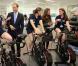 Le prince William et son épouse Kate Middleton ont rencontré les joueurs de la sélection britannique lors de l'inauguration du centre d'entraînement des Three Lions, le St George's Park à Burton-upon-Trent le 9 octobre 2012