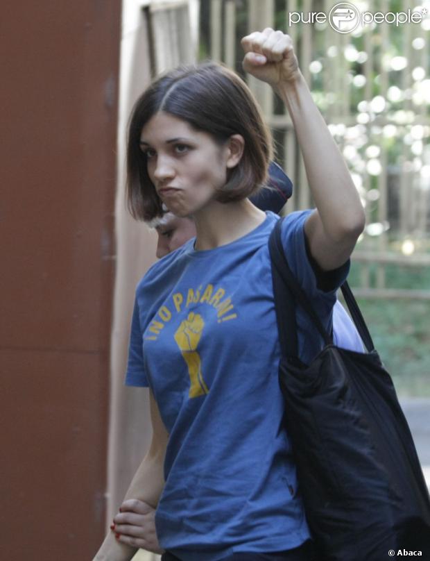Nadejda Tolokonnikova à Moscou le jour de sa condamnation, le 17 août 2012.