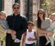 Brad Pitt, Angelina Jolie et leurs six enfants à la Nouvelle-Orléans en mars 2011