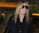 Heidi Klum arrive à l'aéroport d'Heathrow à Londres. Le 16 Octobre 2012.