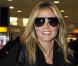 Heidi Klum arrive à l'aéroport d'Heathrow à Londres. Le 16 Octobre 2012.