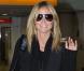 Heidi Klum arrive à l'aéroport d'Heathrow à Londres. Le 16 Octobre 2012.
