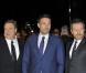 Ben Affleck, Bryan Cranston et John Goodman lors de l'avant-première d'Argo, à Londres, le 17 octobre 2012
