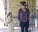 Jennifer Garner et ses filles Violet et Seraphina à Los Angeles, le 17 octobre 2012