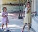 Jennifer Garner et ses adorables filles Violet et Seraphina à Los Angeles, le 17 octobre 2012