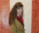 Louise Bourgoin au vernissage de la FIAC au Grand Palais, le 17 octobre 2012.