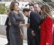 La princesse Letizia d'Espagne à la fermeture du congrès militaire d'infirmerie à Tolède en Espagne, le 19 Octobre 2012.