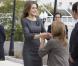La princesse Letizia d'Espagne sublime, assiste à la fermeture du congrès militaire d'infirmerie à Tolède en Espagne, le 19 Octobre 2012.
