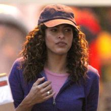 Eva Mendes méconnaissable pour le téléfilm <em>Clear History</em>, le 2 octobre 2012.