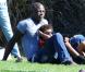 Seal, papa poule tendre et musclé avec Johan, Henry et Leni